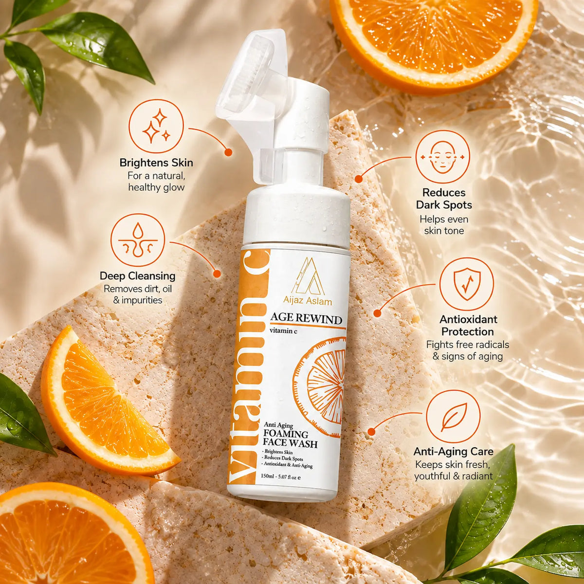 AA - Age Rewind Face Wash with Vitamin C