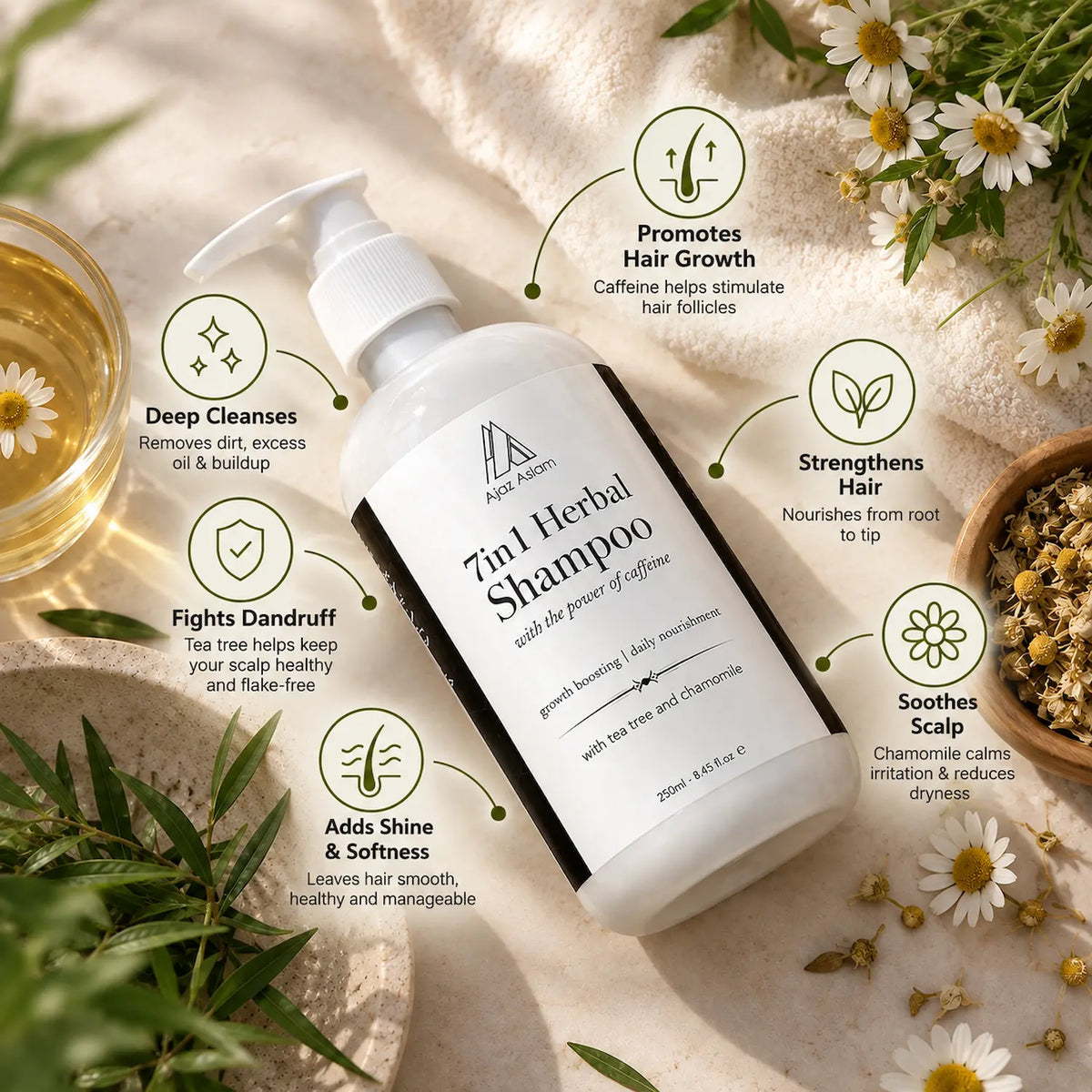 AA - 7in1 Herbal Shampoo 250ml