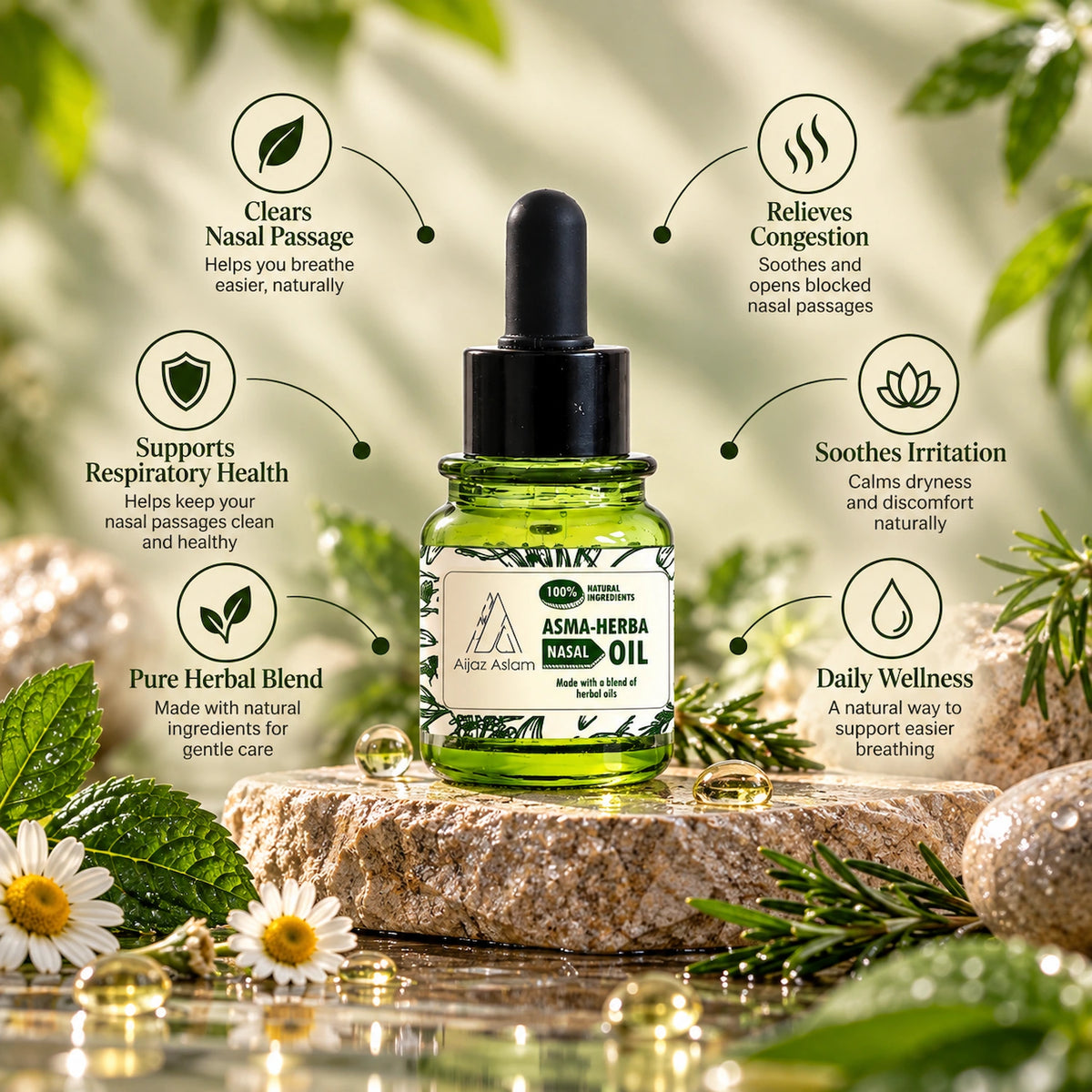 AA - Asma-Herba Nasal Oil – For Asthma Relief