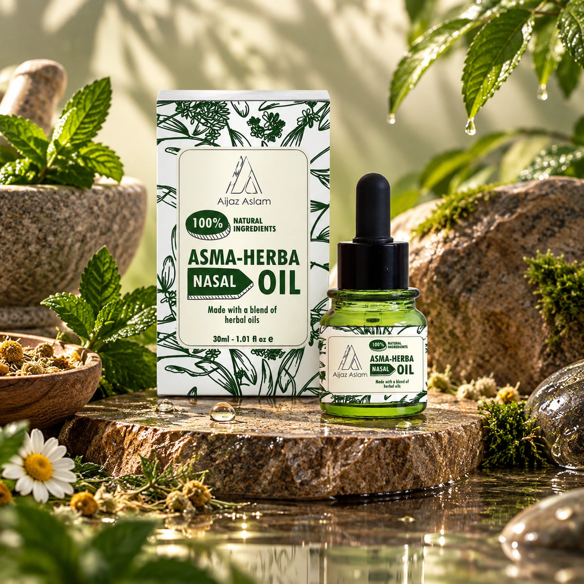 AA - Asma-Herba Nasal Oil – For Asthma Relief