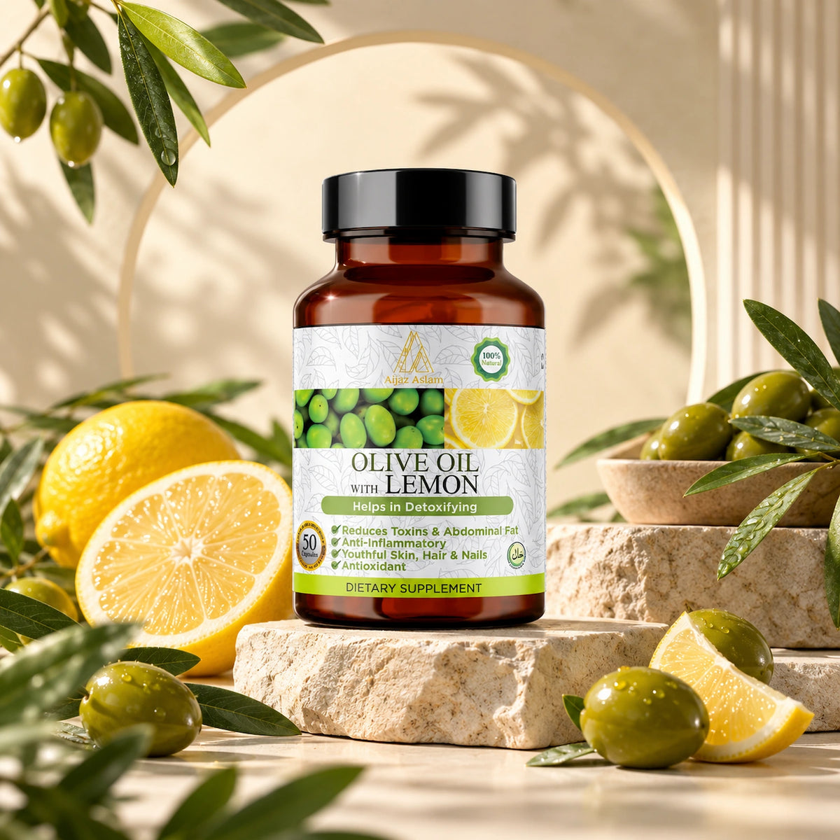 AA - Herbal Dietary Supplement – Olive with Lemon Oil Capsule