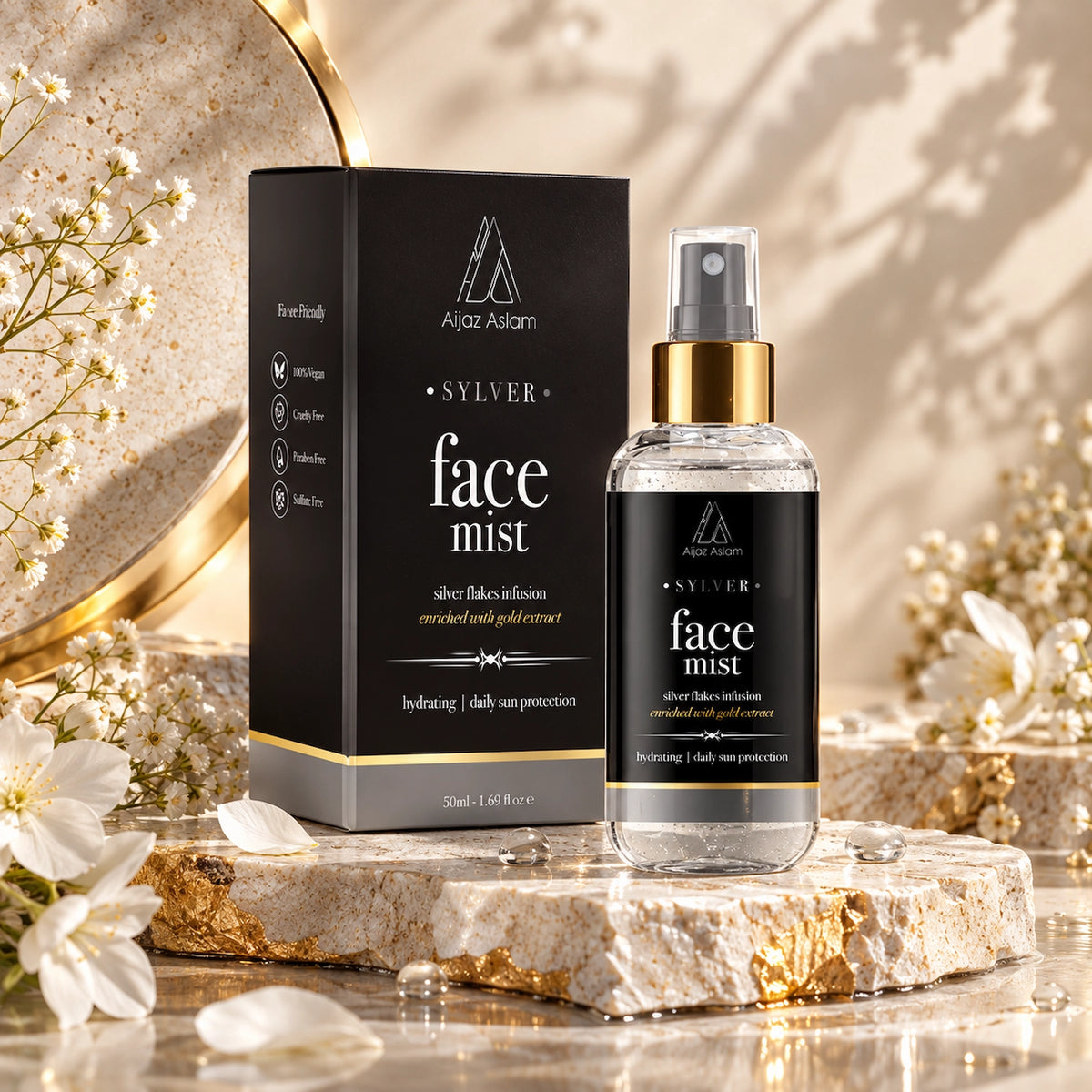 AA - Sylver Face Mist Hydrating | Daily Sun Protection