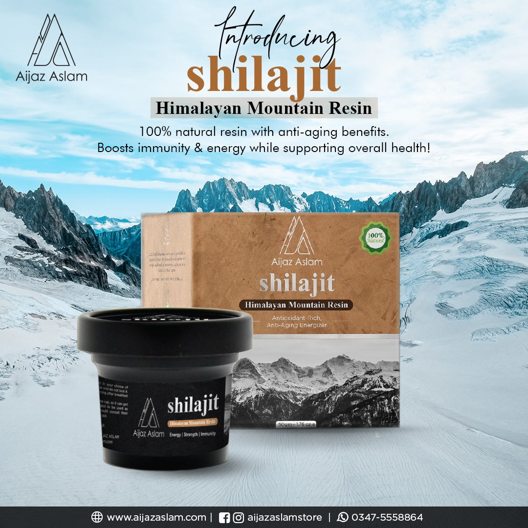 AA - Shilajit Himalayan Mountain Resin – Aijaz Aslam Store