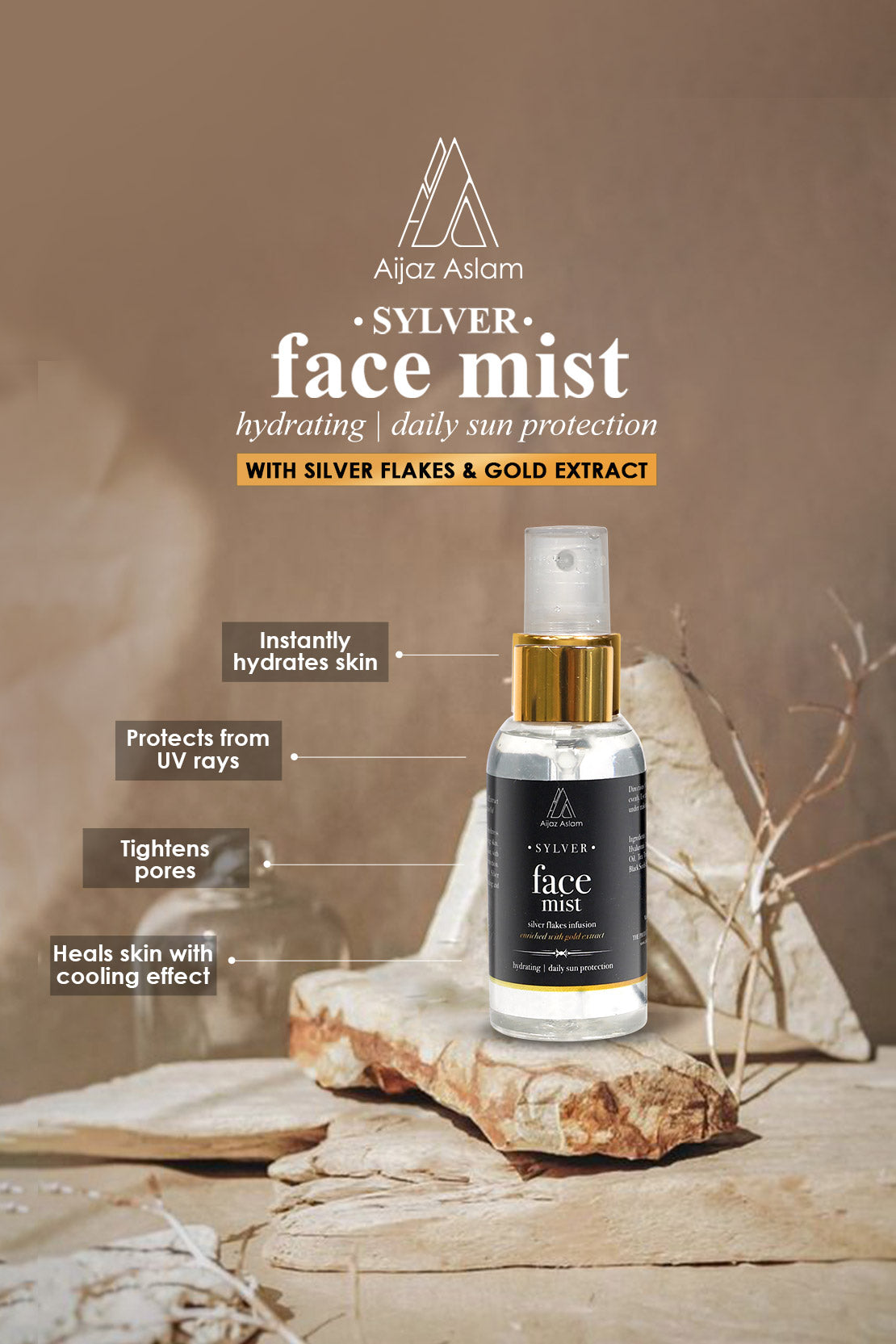 AA - Sylver Face Mist Hydrating | Daily Sun Protection