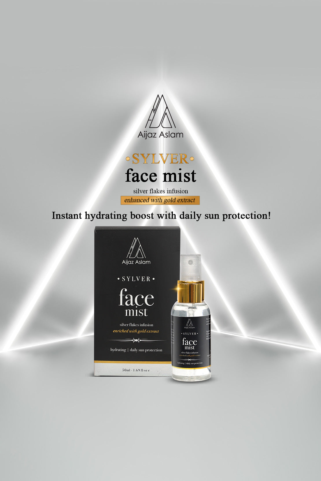 AA - Sylver Face Mist Hydrating | Daily Sun Protection