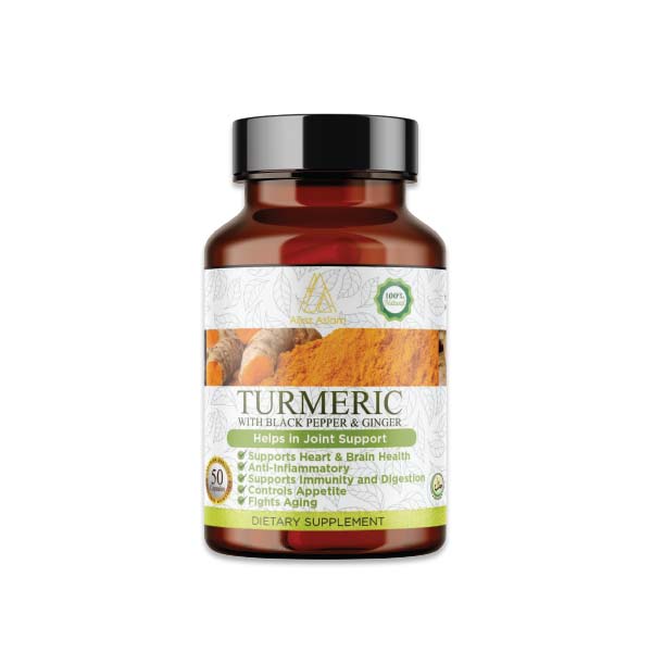 AA - Herbal Dietary Supplement – Turmeric with Black Pepper & Ginger Oil Capsule